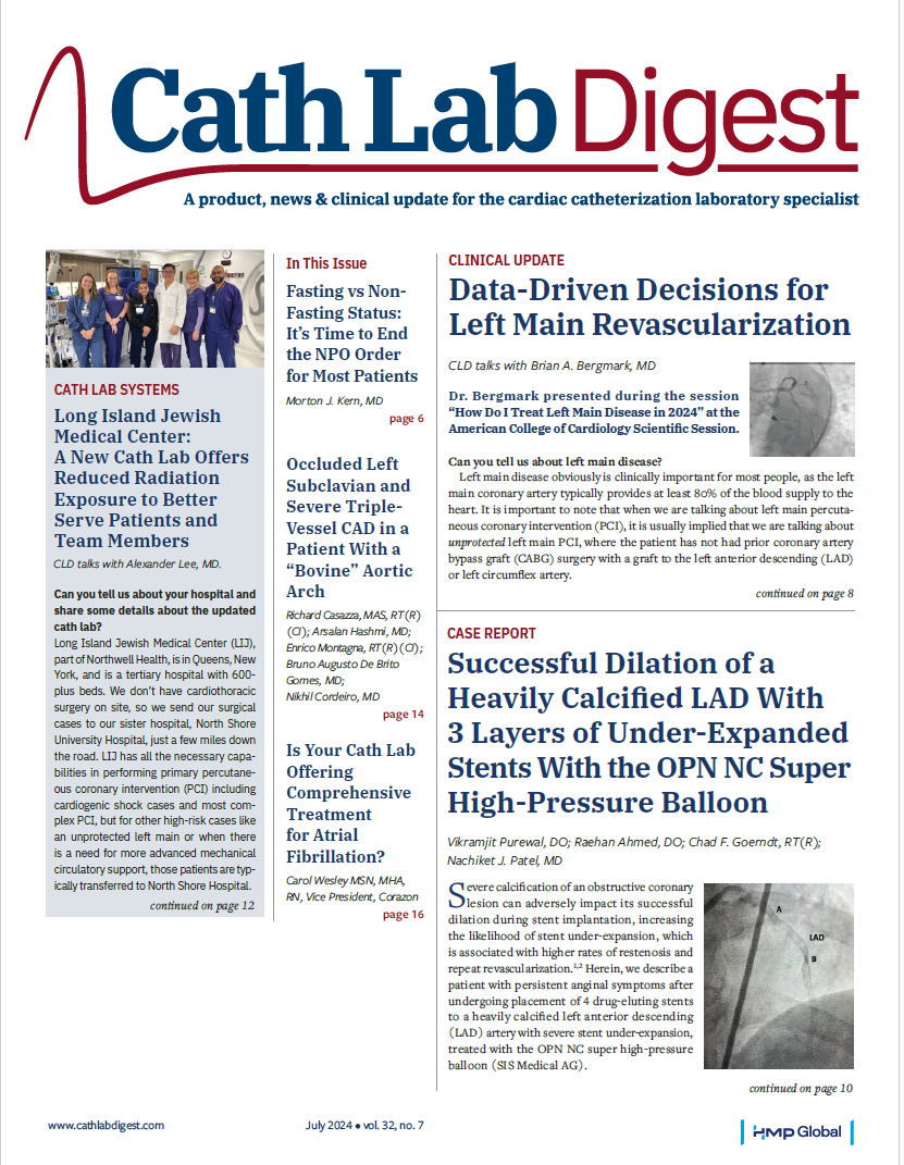 Volume 32 Issue 7 July 2024 Cath Lab Digest